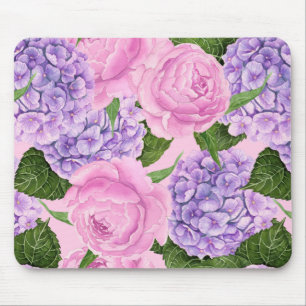Mousepad Hydrangea e padrões de colônias