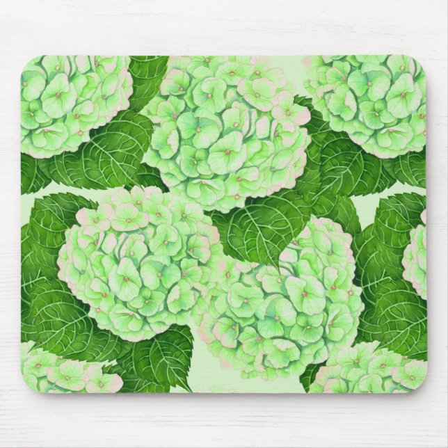 Mousepad Hydrangea watercolor (Frente)