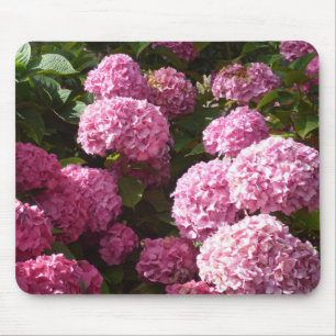 Mousepad Hydrangeas cor-de-rosa