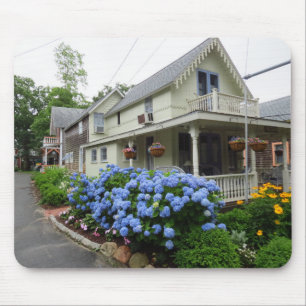 Mousepad Hydrangeas no canto - Vineyard de Martha