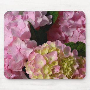 Mousepad Hydrangeas Rosa e Cream