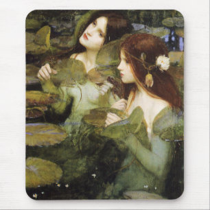 Mousepad Hylas e Ninfhs detalhados por John W. Waterhouse
