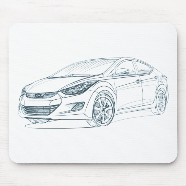 Mousepad Hyu Elantra 2011 (Frente)