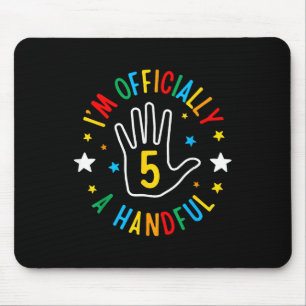Mousepad I'm Oficialmente Um Pequeno 5 Divertido Aniver