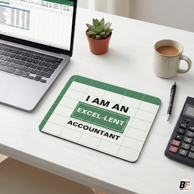 Mousepad I Am An Excel-lent Accountant | Funny Office Humor (Criador carregado)
