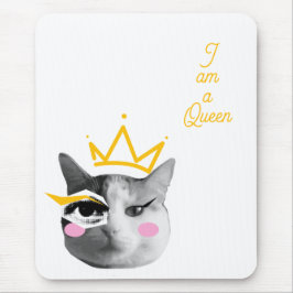Mousepad I Am Queen – Elegant funny