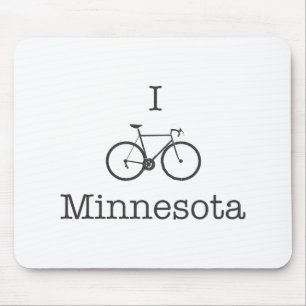 Mousepad I Bike Minnesota