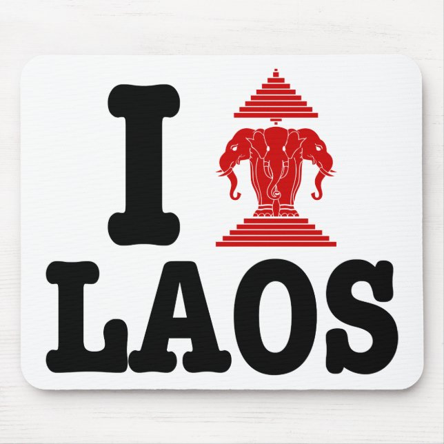 Mousepad I Erawan (Love) Laos (Frente)