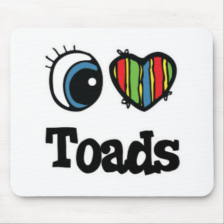Mousepad I Heart (Love) Toads