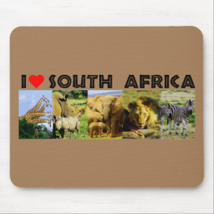 Mousepad I Heart South Africa Wildlife Photos