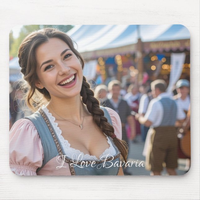 MOUSEPAD I LOVE BAVARIA (Frente)