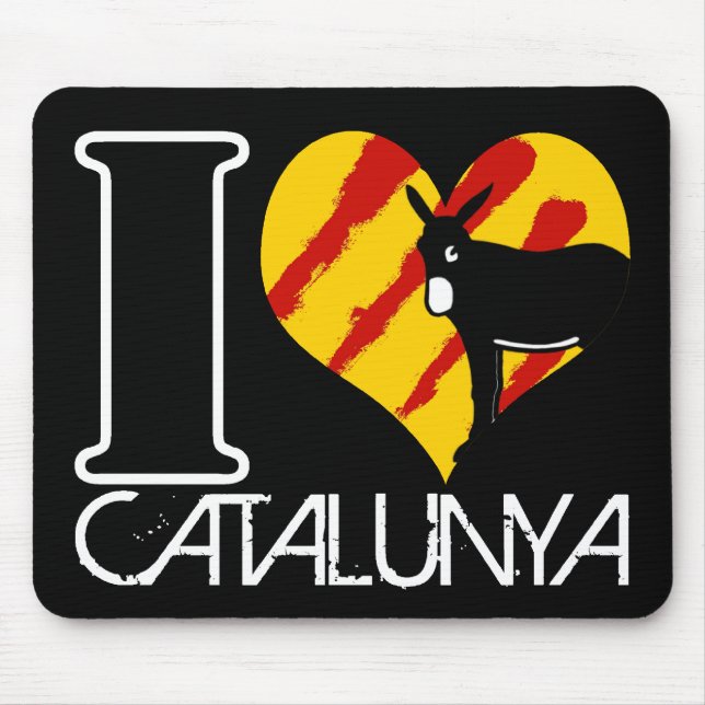 Mousepad I Love Catalunya (Frente)