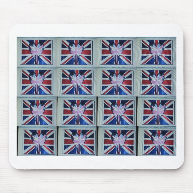 Mousepad I Love England Art Impressão (Frente)