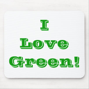 Mousepad I Love Green