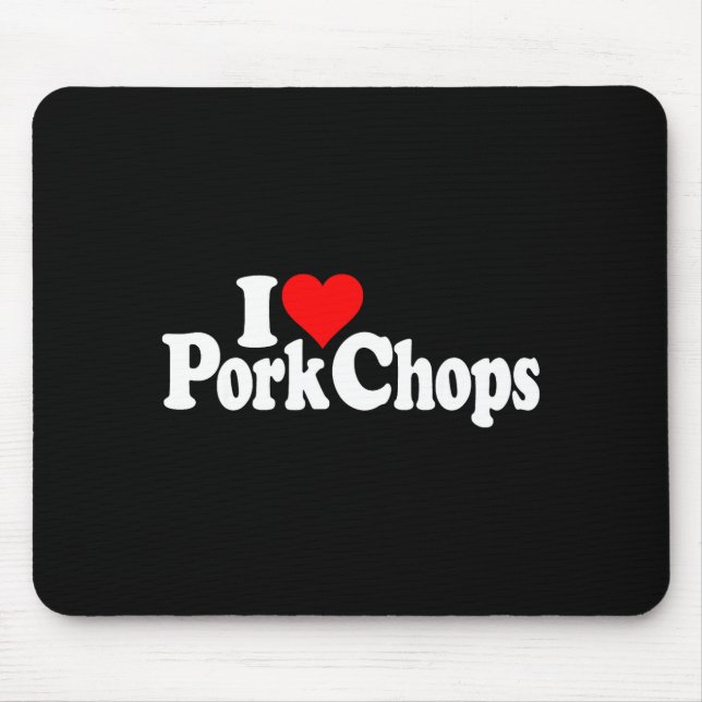 Mousepad I Love Heart Rk Chops  (Frente)