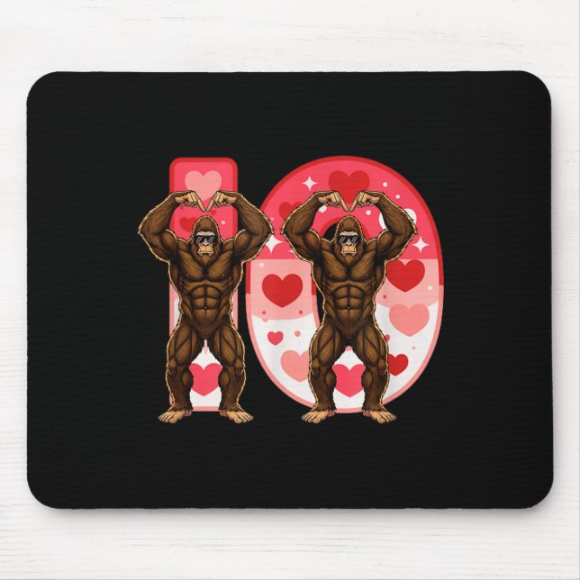 Mousepad I-o Couples Matching Funny Bigfoot In Midwestern V (Frente)
