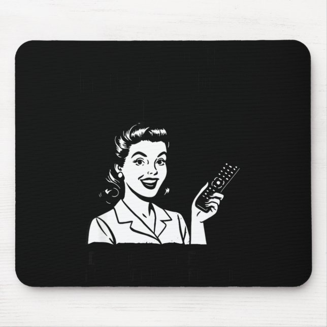 Mousepad I Watch Murder Shows To Relax Funny Retro True Cri (Frente)