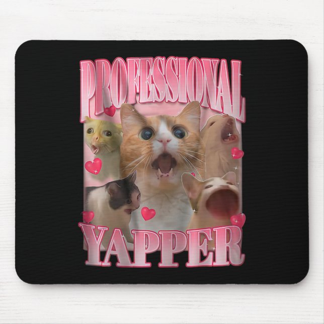 Mousepad Iapper Profissional - Cat Engraçada - Posição Espe (Frente)