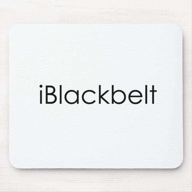 Mousepad iBlackbelt das artes marciais (Frente)