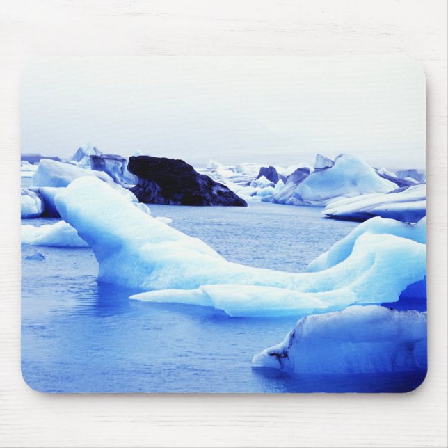 Mousepad Icebergs na Lagoa Jokulsarlon (Frente)