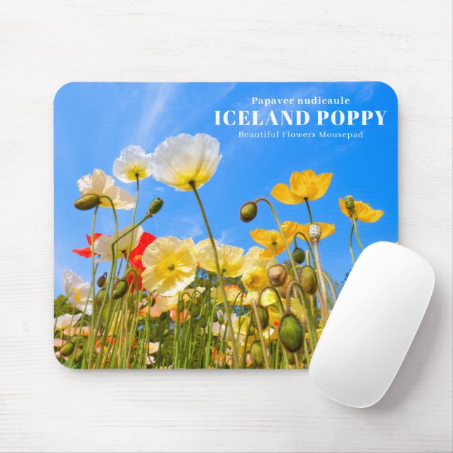 Mousepad Iceland Poppy (Com mouse)