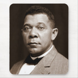 Mousepad Ícone da História Negra: Booker T Washington, Retr