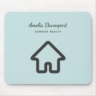 Mousepad Ícone de Arquitetura de Imóveis Casa