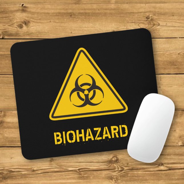 Mousepad Ícone de Perigo Biológico (Criador carregado)