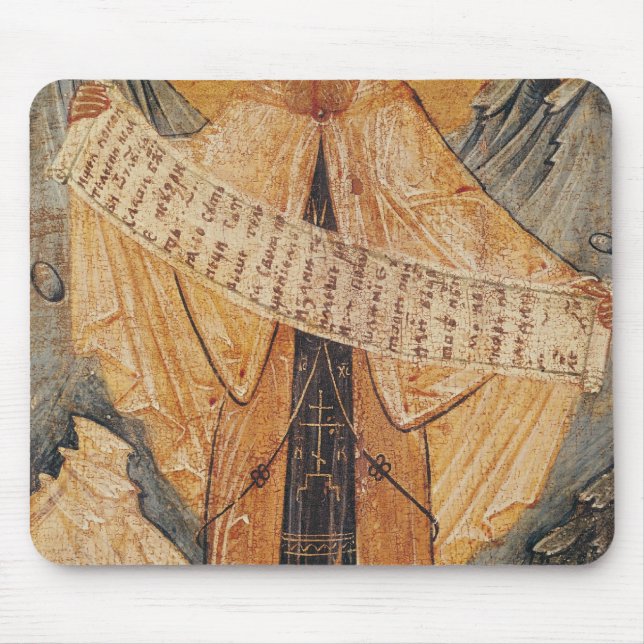 Mousepad Ícone de St. Sabas de Jerusalem, 1572 (Frente)