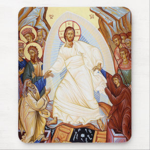 Mousepad Ícone Ortodoxo da Ressurreição da Anastasis