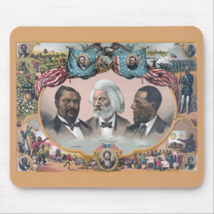 Mousepad Ícones da História Negra: Com Frederick Douglass