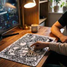 Ícones de Jogos White Doodle