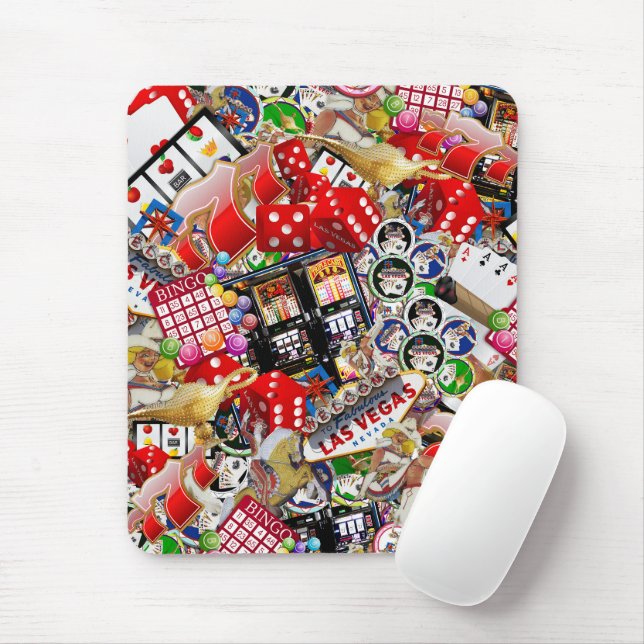 Mousepad Ícones de Las Vegas - Jovens Delícias (Com mouse)