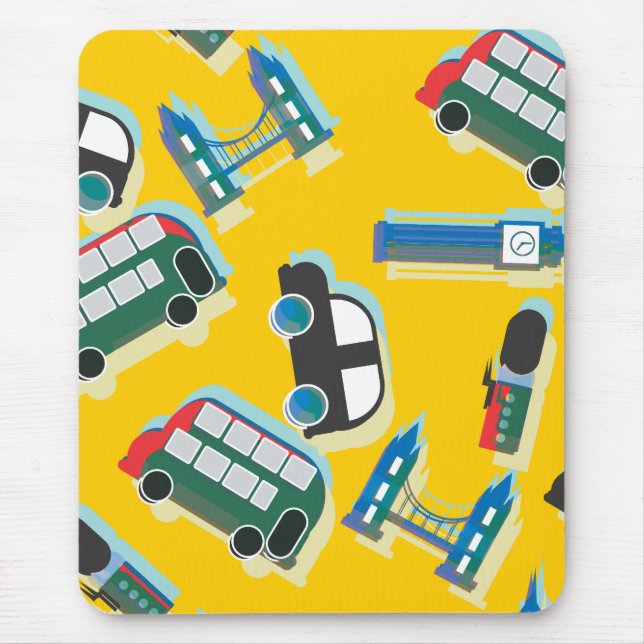 Mousepad Ícones de Londres (Frente)