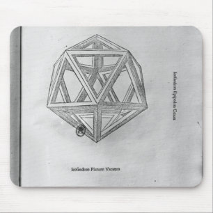 Mousepad Icosahedron, 'de De Divina Proportione'
