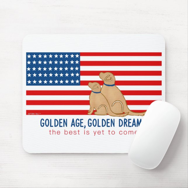 Mousepad Idade do ouro, Magneta do Carro dos Sonhos do Ouro (Com mouse)