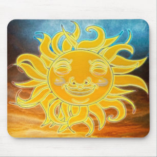 Mousepad Idade nova de Celetial Sun da luz do sol