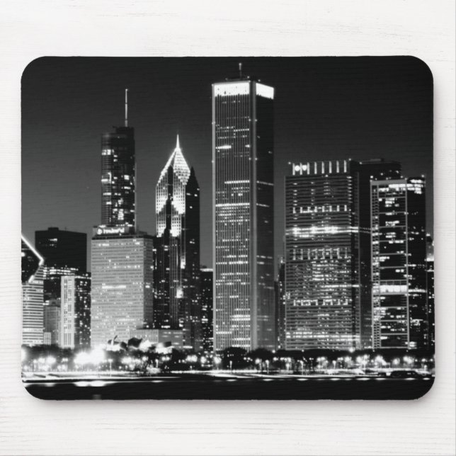 Mousepad Ideia da noite da arquitectura da cidade famosa de (Frente)