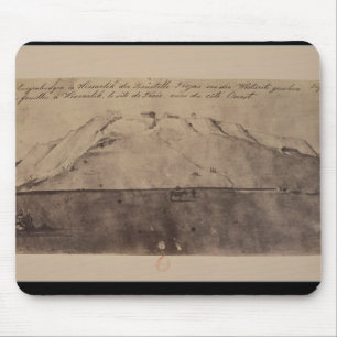 Mousepad Ideia das escavações de Troy vistas do oeste