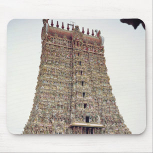 Mousepad Ideia do exterior cinzelado do gopuram sul