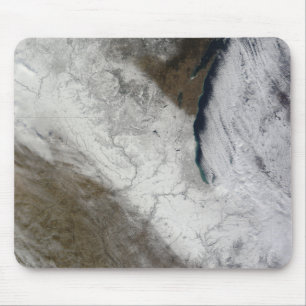 Mousepad Ideia satélite da neve e do frio