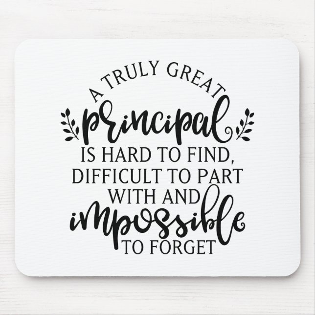 Mousepad Ideias do Dia de Apreciação Principal (Frente)