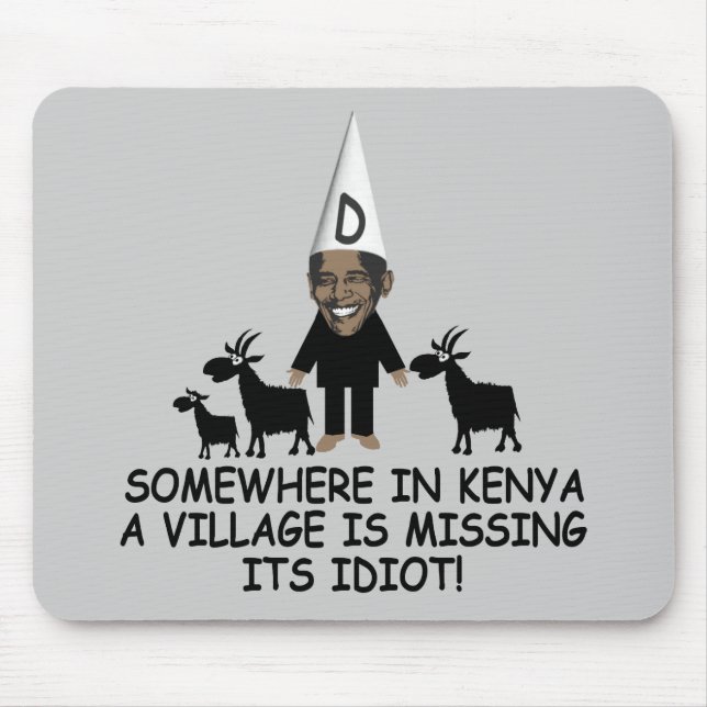 Mousepad Idiota Obama da vila (Frente)