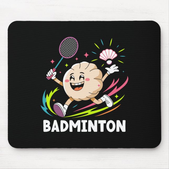 Mousepad Idiotas Jogam Badminton Chopstick Wrap Cuisine Sp (Frente)