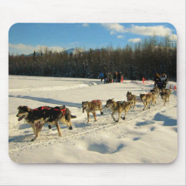 Mousepad Iditarod Trail Sled Race