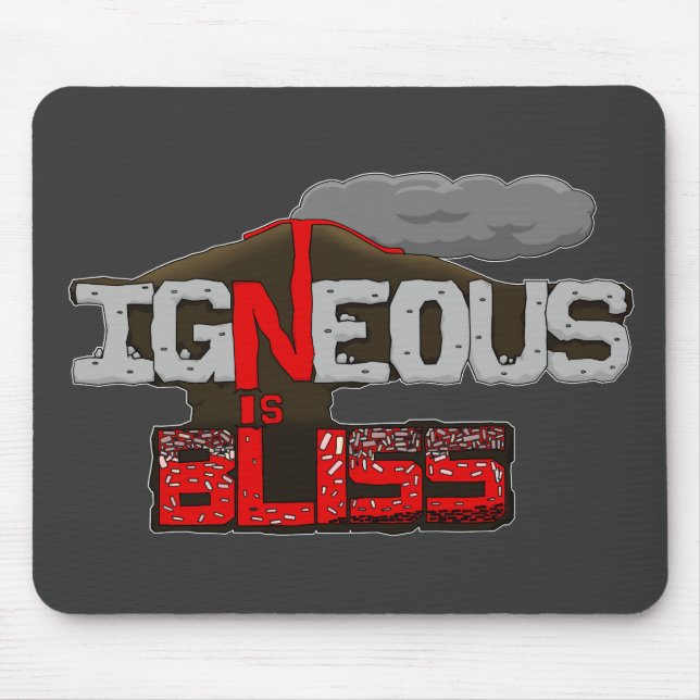 Mousepad Igneous é Bliss Volcano (Frente)