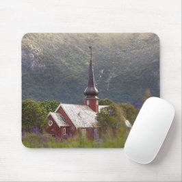 Mousepad Igreja Flakstad das Ilhas Lofoten