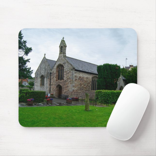 Mousepad Igreja Histórica da Paróquia de St. Asaph, Norte d (Com mouse)
