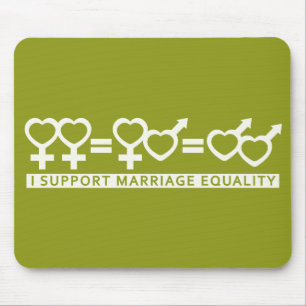 Mousepad Igualdade de casamento / Um mouse personalizado de