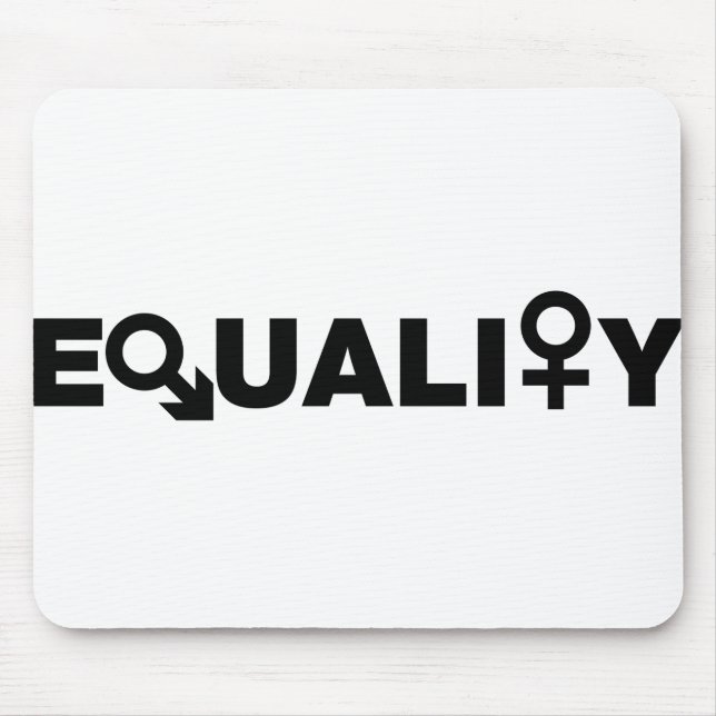 Mousepad Igualdade Direitos Iguais Bondade e Liberdade (Frente)